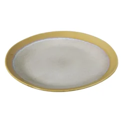 Ontbijtbord roots - oker - ø22x2.5 cm