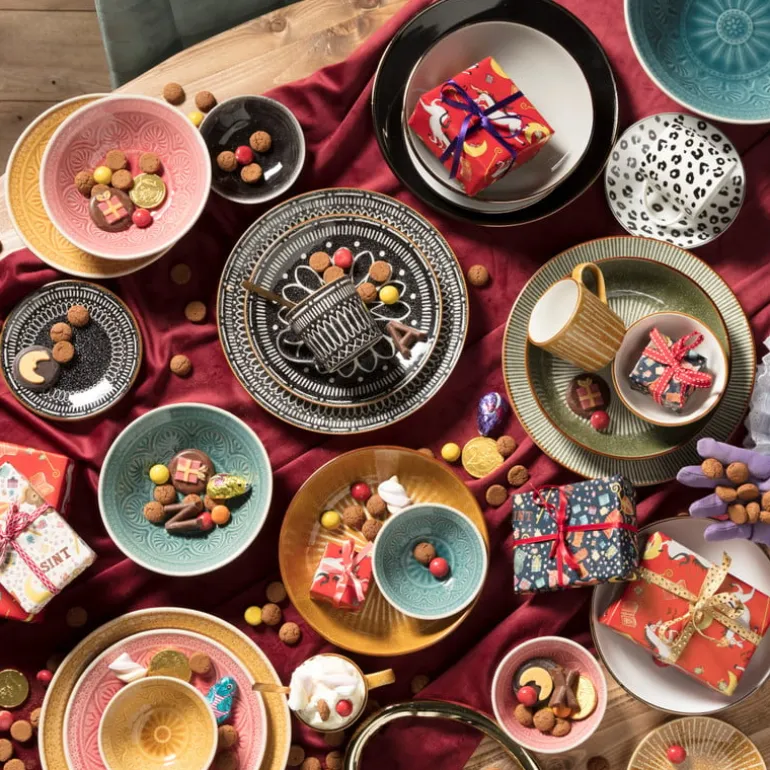 Ontbijtbord Yara - groen - ⌀21.2 cm