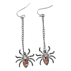 Oorbellen spin - zwart