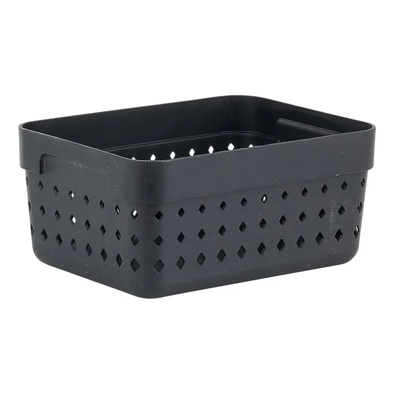 Opbergbak L - zwart - 15.8x11.8x7.3 cm