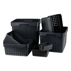 Opbergbak L - zwart - 15.8x11.8x7.3 cm