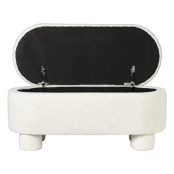 Opbergbank teddy dodo - wit - 43x100x42 cm