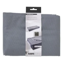 Opberghoes voor dekbed of kussens - grijs - 15x100x45 cm