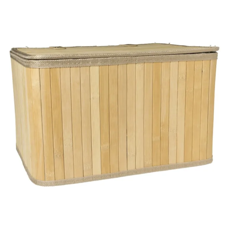 Opbergmand Oscar met deksel - set van 3