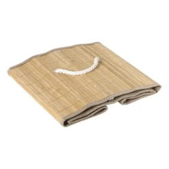 Opbergmand vierkant hoog - bamboe - 30x30x30 cm