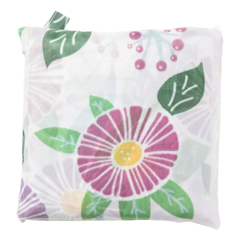 Opvouwbare tas - lila flower