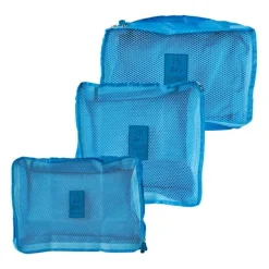 Packing cubes - blauw - set van 3