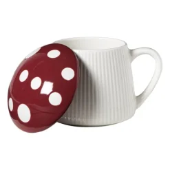 Paddenstoel mok - rood - 350 ml