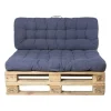 Palletkussens 120x80 cm - donkerblauw - set van 2
