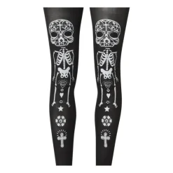 Panty halloween skelet - one size