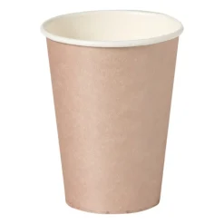 Papieren bekers - roségoudkleurig - set van 8