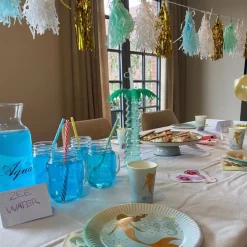 Papieren bekers zeemeermin - set van 10