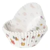 Papieren cupcake vormpjes dots - set van 24 - ø11 cm