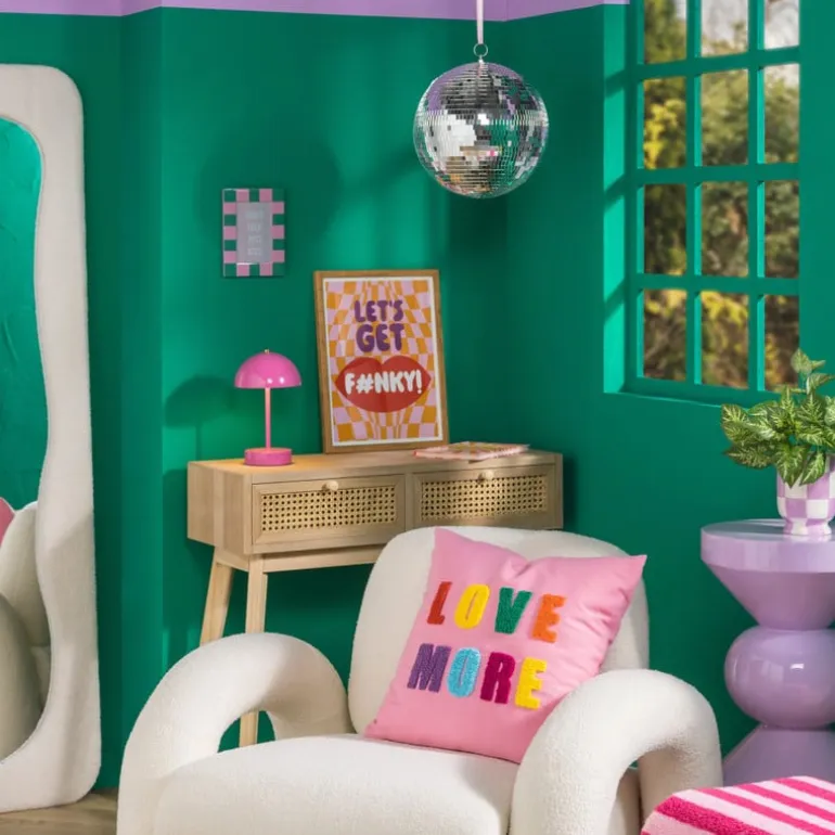 Passpiegel wave teddy - wit - 168x70 cm