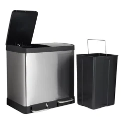 Pedaalemmer 2 vakken - 40 liter