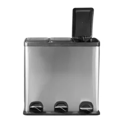 Pedaalemmer 3 vakken - 3x20 liter