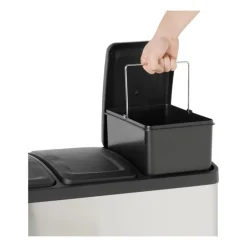 Pedaalemmer 3 vakken - 3x20 liter