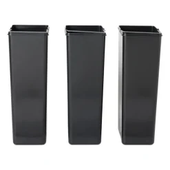 Pedaalemmer 3 vakken - 3x20 liter