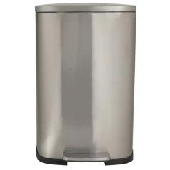 Pedaalemmer - zilver - 50 liter