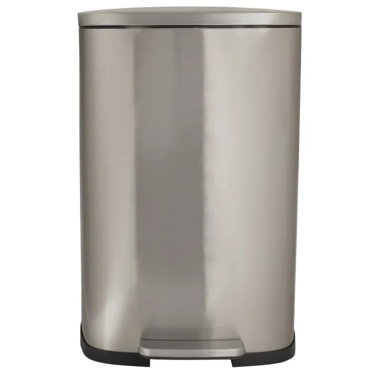 Pedaalemmer - zilver - 50 liter