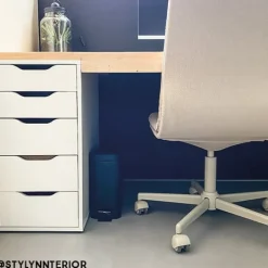 Pedaalemmer rechthoek - zwart - 5 liter