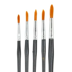 Penselen rond - set van 5