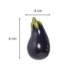 Peper- of zoutvaatje aubergine - paars - 4x4x4 cm