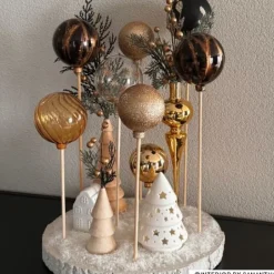 Piek - goud - 7x7x26 cm