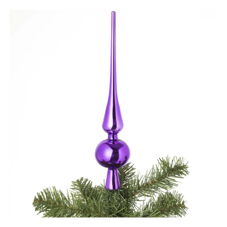 Piek glas - paars - ø6x28 cm