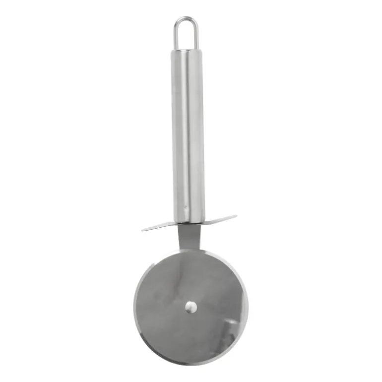 Pizzasnijder London - zilverkleurig - 20 cm