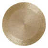 Placemat kraaltjes - goud - ø33 cm