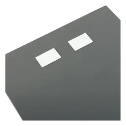 Plakspiegel - rechthoekig - 105x27cm