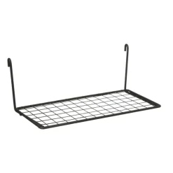 Plankje voor wandrek - zwart - 8x22x10 cm