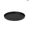 Plateau metaal rond - diverse kleuren - ø25x1.5 cm