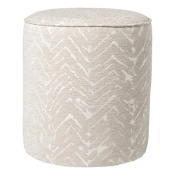 Poef animal - beige - ø35x38 cm