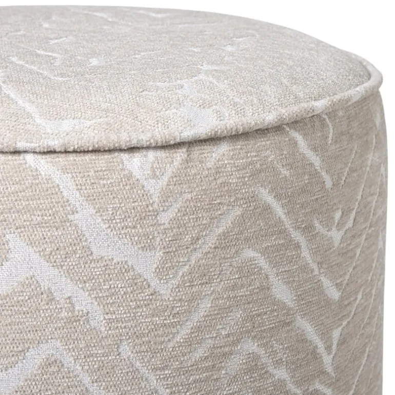 Poef animal - beige - ø35x38 cm