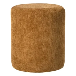 Poef Debby - bruin - ø35x40 cm