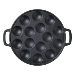 Poffertjesplaat - zwart - ø23.5 cm