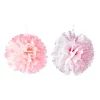 Pompoms - roze - set van 2