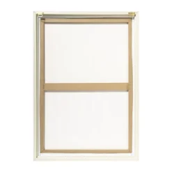 Poster bonjour - geel/rood - 70x50 cm