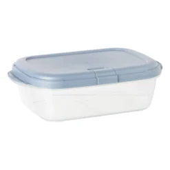 Push up bewaardoos - 2 liter - blauw