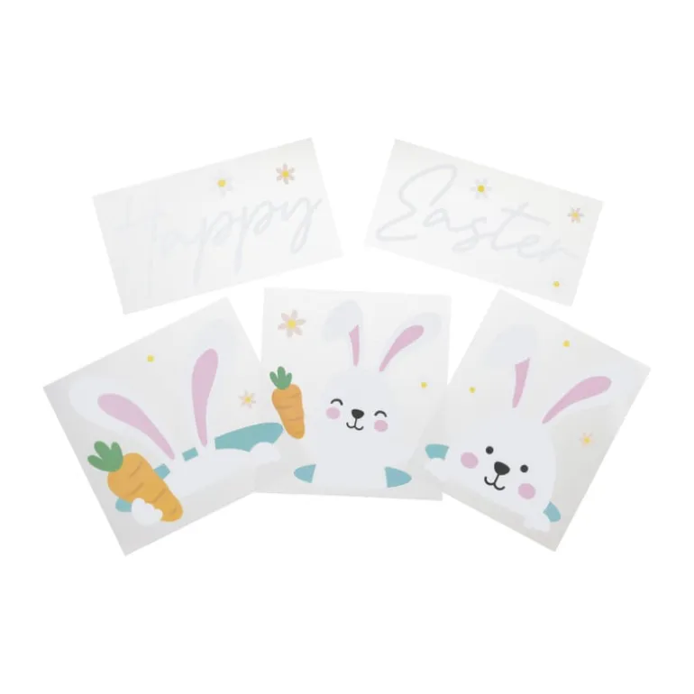 Raamstickers pasen - set van 5