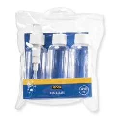 Reisflesjes in etui - set van 3 - 100 ml