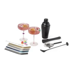 Rietjes RVS - regenboog - set van 4