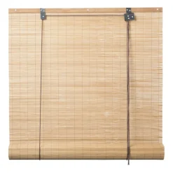 Rolgordijn bamboe smal - naturel - 60x180 cm