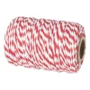 Rollade touw - rood/wit - 45 m