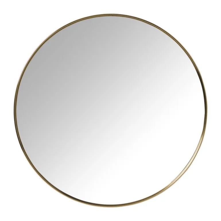 Ronde spiegel - ø50 cm - goud metalen lijst