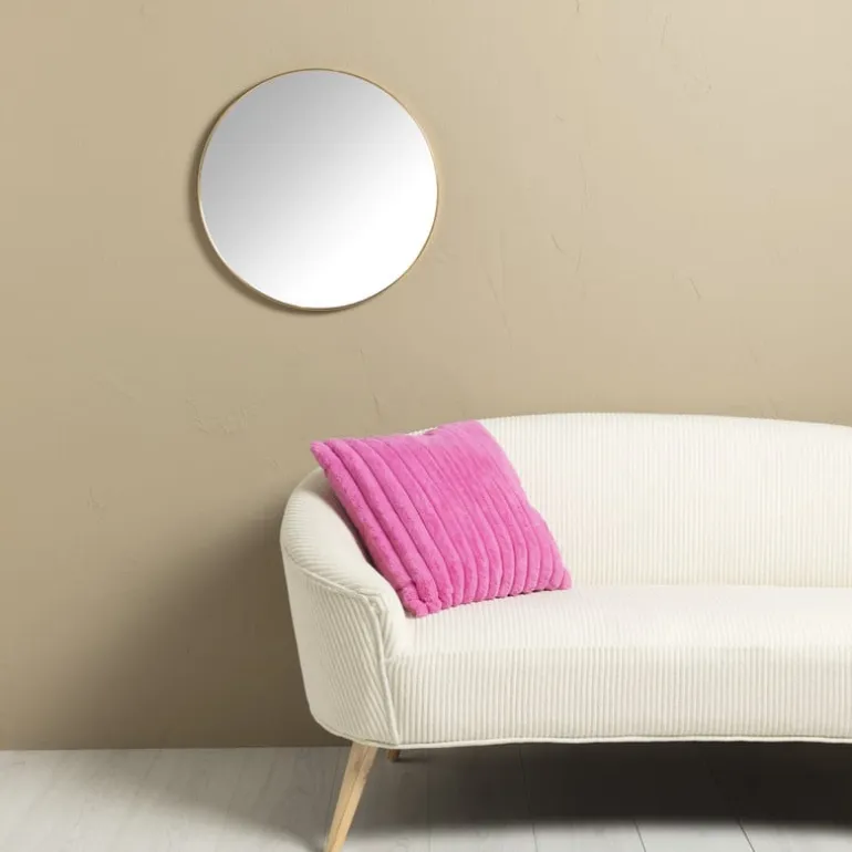 Ronde spiegel - ø50 cm - goud metalen lijst