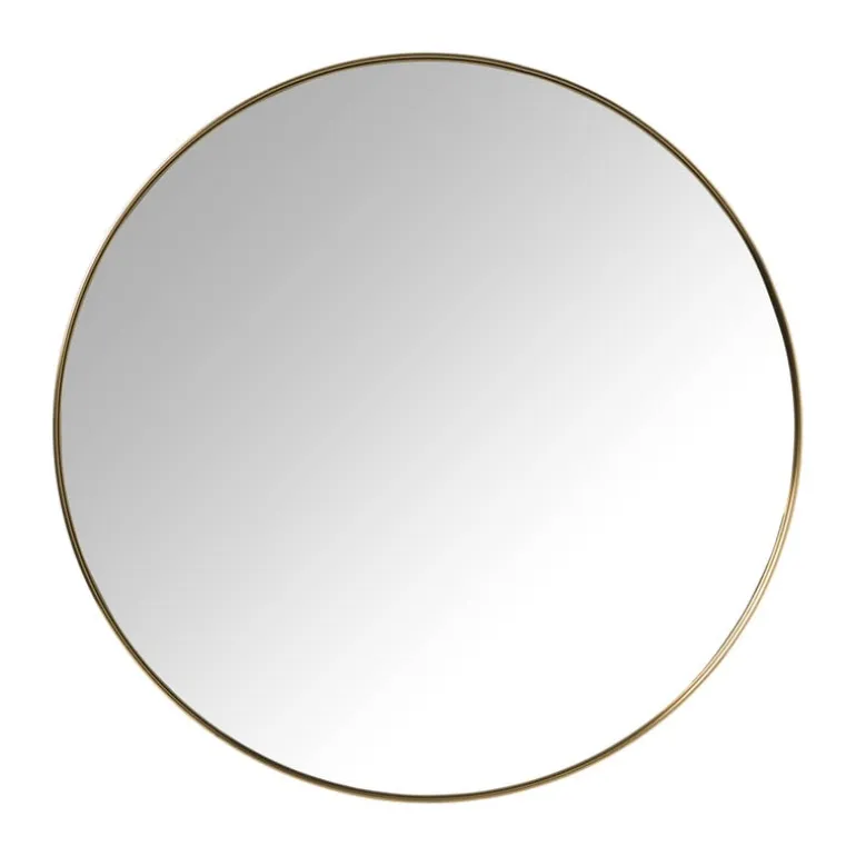 Ronde spiegel - ø70 cm - goud metalen lijst