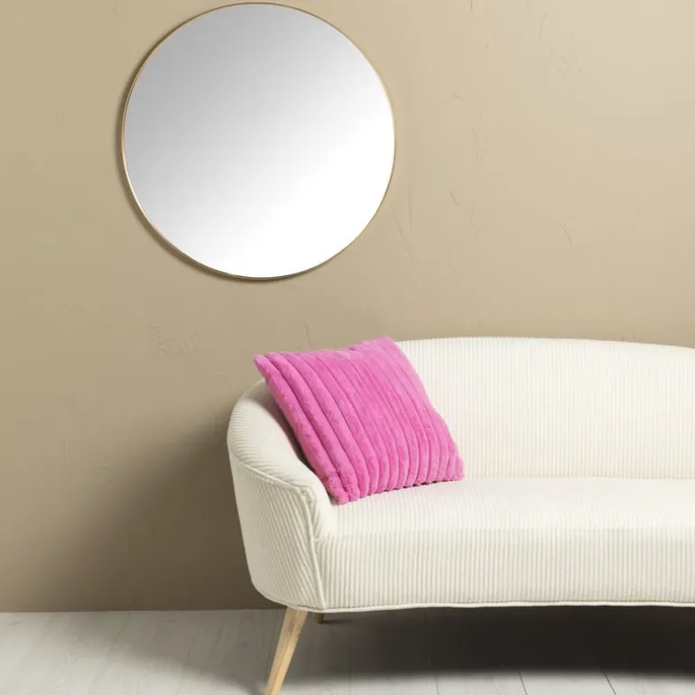 Ronde spiegel - ø70 cm - goud metalen lijst